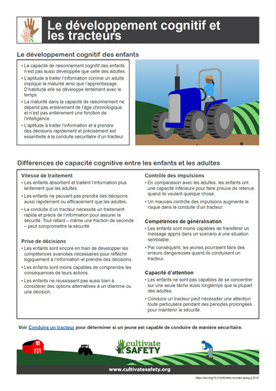 Click here to open the Cognitive Development and Tractors PDF in French.